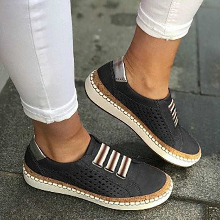 Damen-Ballerinas, atmungsaktives PU, Schuhe für Alltag und Party-1