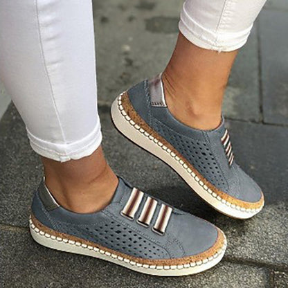 Damen-Ballerinas, atmungsaktives PU, Schuhe für Alltag und Party-2