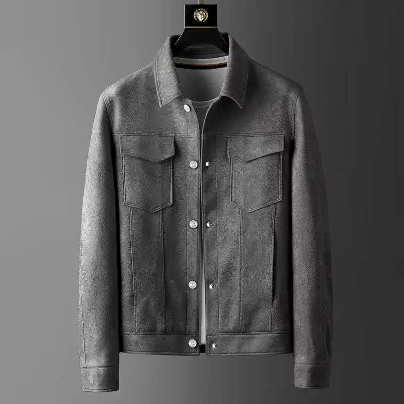 Variant image for Herr Jeansjacka Tidlös Mocka Denim Komfort-11