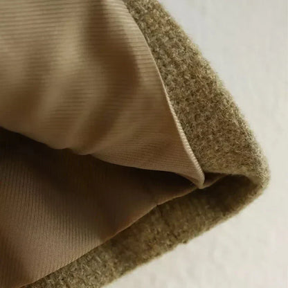 Dam Kortjacka Modern Knappdetaljer Hållbart Tyg-4