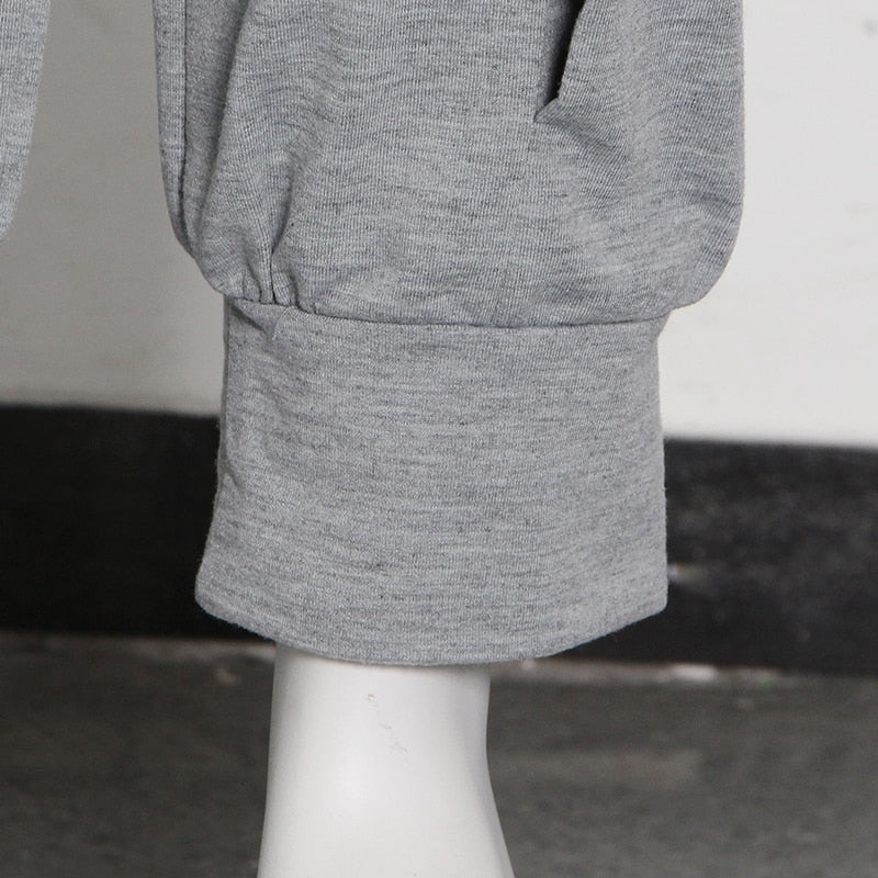 Herr Joggingbyxor Monokrom Polyester Loose Fit-6
