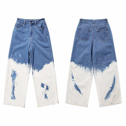 Dam Jeans Med Hög Midja Avslappnad Polyester-6