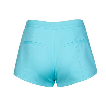 Dam Shorts Asymmetrisk Design Bomull med Patchworkdetaljer-3