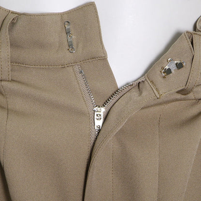 Lösa Mjukisbyxor Dam i Monokrom Design av Bomullspolyester – Hög Midja för Optimal Rörelsefrihet 5