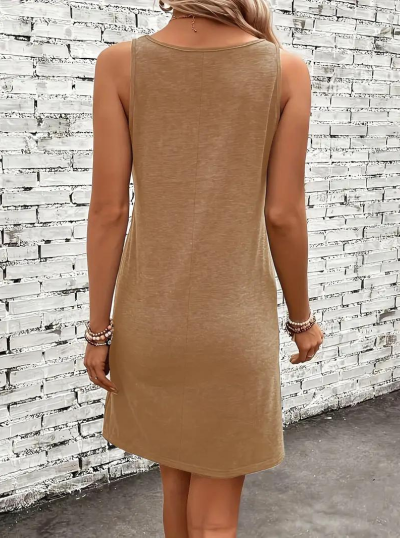 Dam Klänning Kort Fritidsklänning Dacron och Spandex-6