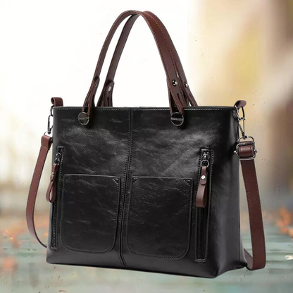 Variant image for Dam Liten Handväska Vintage Elegant Läder-2