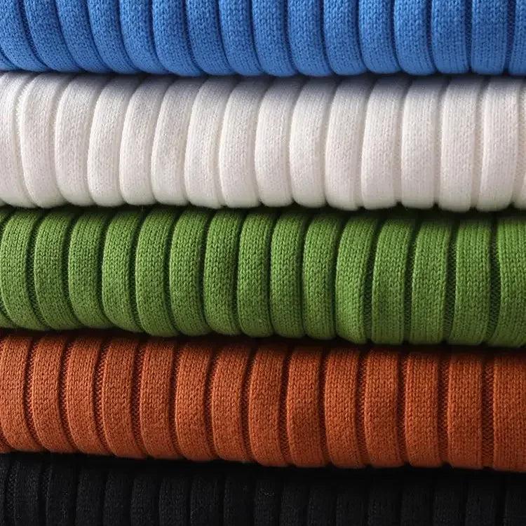 Herr Turtleneck Tröja Modern Passform Andningsbart Material-3