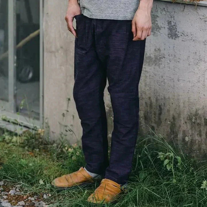 Mäns Sommarträsko Ergonomisk Trä och Textil-3