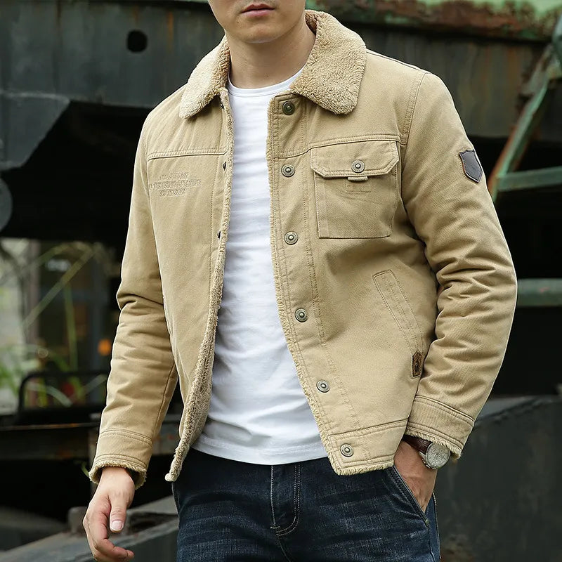 Variant image for Herrjacka Vinter Denim med Teddyfoder-15