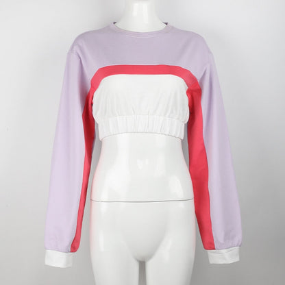 Dam Långärmad Topp Rund Nacke 100% Bomull Raglanärmar 3