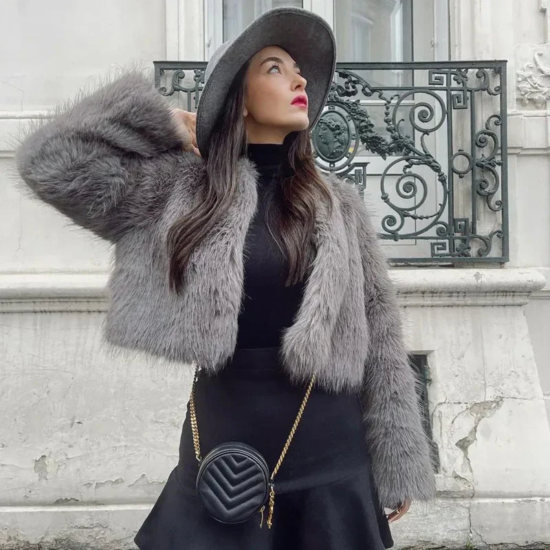 Dam Kappa Plysch Loose Cut Mjuk och Andningsbar-2