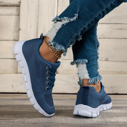 Kvinnors Sneakers Sportig Design Andningsbart Material-3