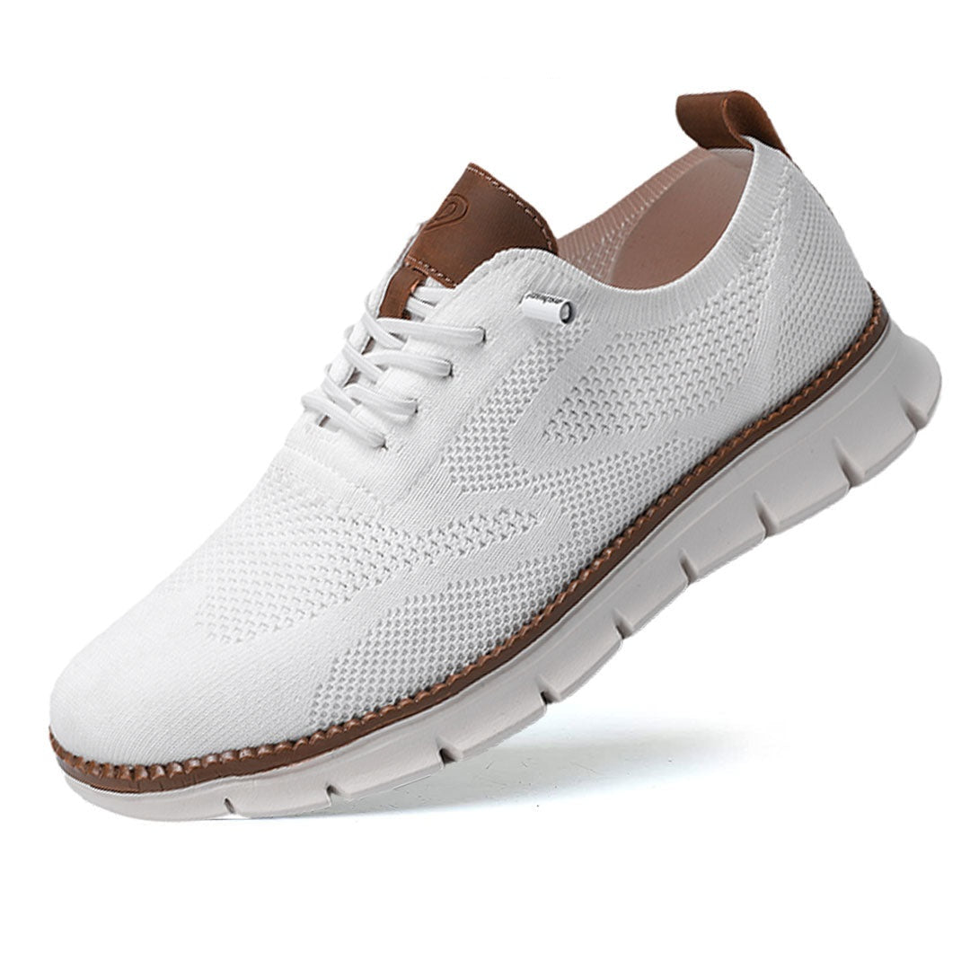 Herr Sneakers Löparskor Mesh Läder För Aktiv Livsstil 9
