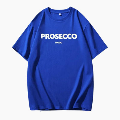 Variant image for Dam T Shirt Överdimensionerad Rund Halsringning Bomull Prosecco Mood-21