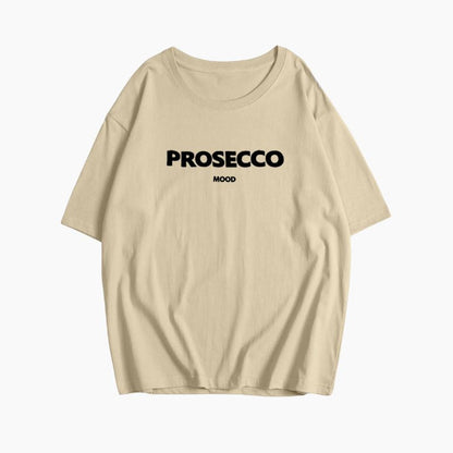 Variant image for Dam T Shirt Överdimensionerad Rund Halsringning Bomull Prosecco Mood-36
