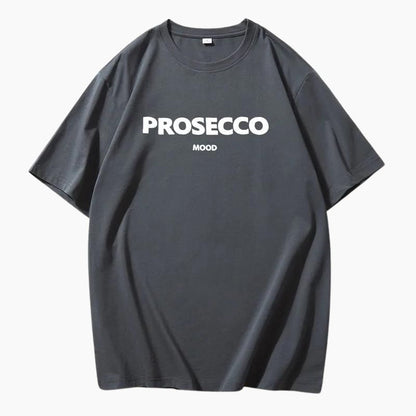 Variant image for Dam T Shirt Överdimensionerad Rund Halsringning Bomull Prosecco Mood-26