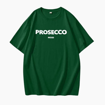 Variant image for Dam T Shirt Överdimensionerad Rund Halsringning Bomull Prosecco Mood-31