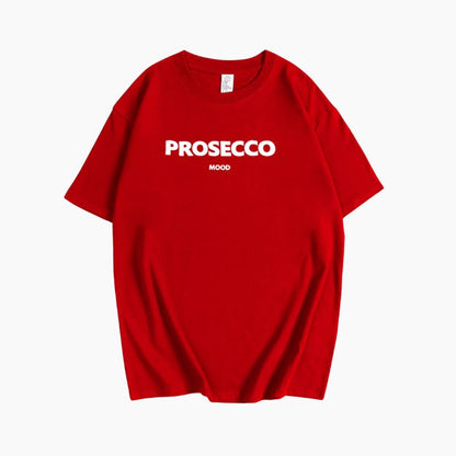 Variant image for Dam T Shirt Överdimensionerad Rund Halsringning Bomull Prosecco Mood-16