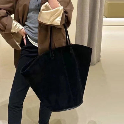 Damväska PU Modern Design Dubbla Axelremmar Rymlig Trendig Streetwear-1