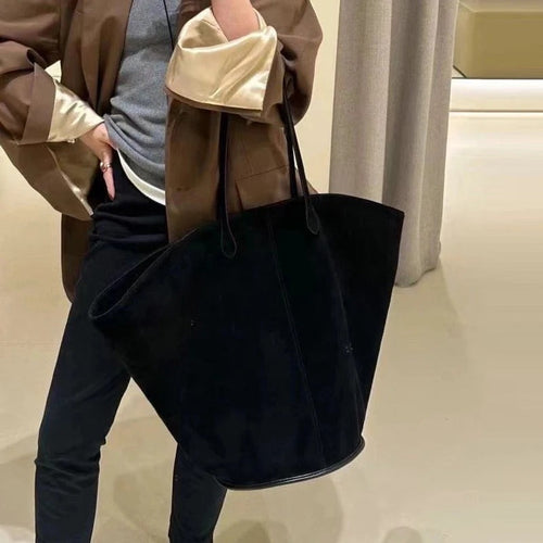 Damväska PU Modern Design Dubbla Axelremmar Rymlig Trendig Streetwear-1