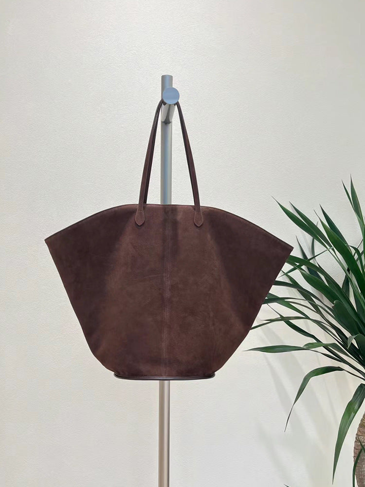 Damväska PU Modern Design Dubbla Axelremmar Rymlig Trendig Streetwear-2