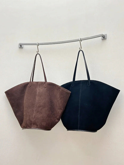 Damväska PU Modern Design Dubbla Axelremmar Rymlig Trendig Streetwear-3