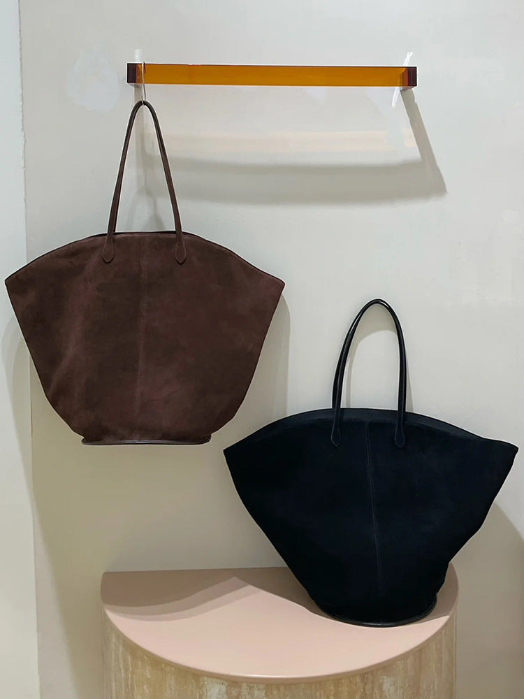 Damväska PU Modern Design Dubbla Axelremmar Rymlig Trendig Streetwear-5