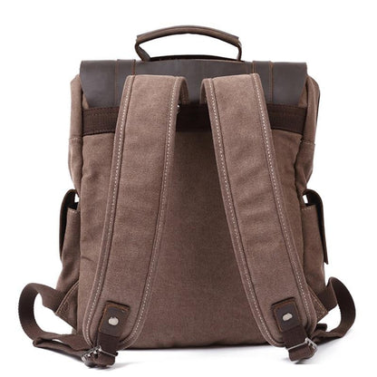 Unisex Ryggsäck Kompakt Canvas Vintage Stil Durable Material 2