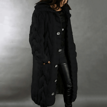 Variant image for Dam Lång Kofta Oversized Stickad Akrylblandning-15