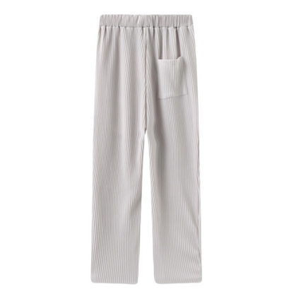 Kvinnors Casual Byxor Hög Elastisk Midja Chiffon-6