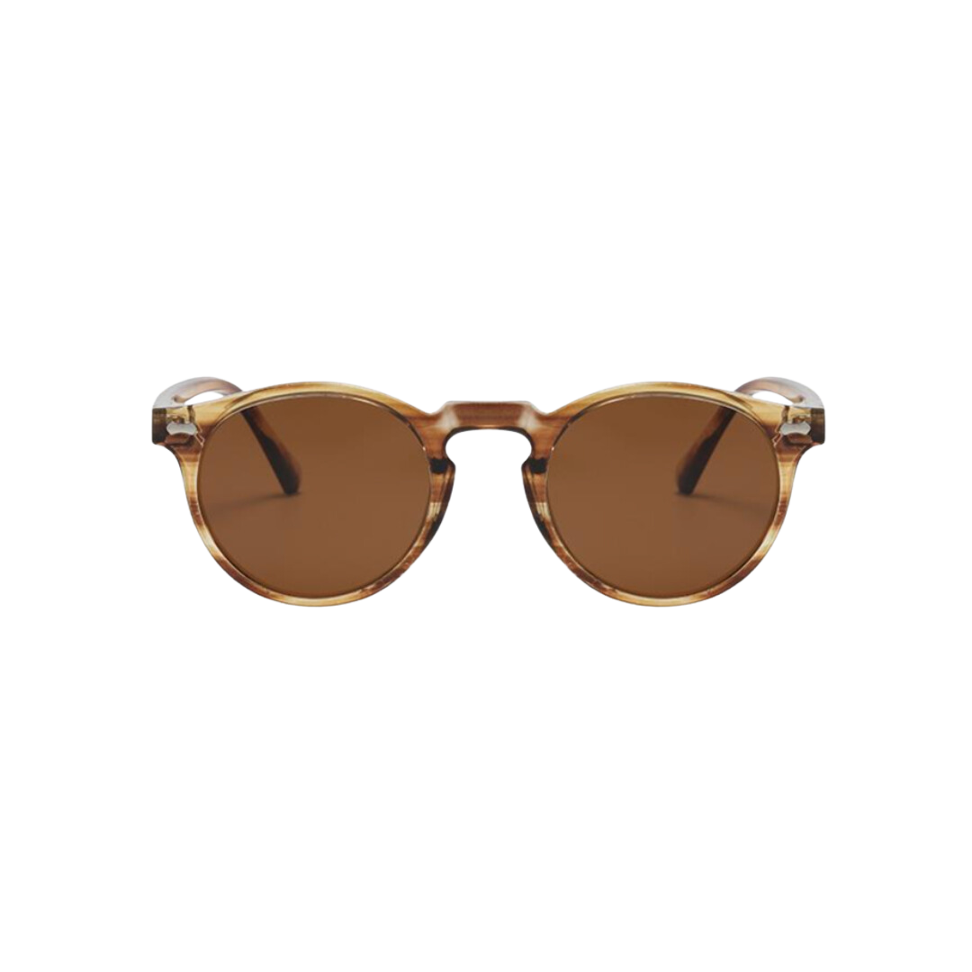 Unisex Solglasögon Rund Design Lätt Plast UV-skydd 1