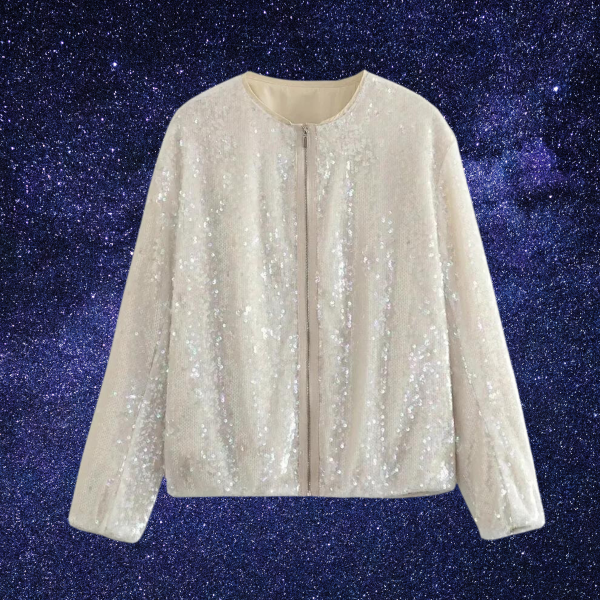 Dam Kappa Glänsande Polyester Trendig Mångsidig Design 3