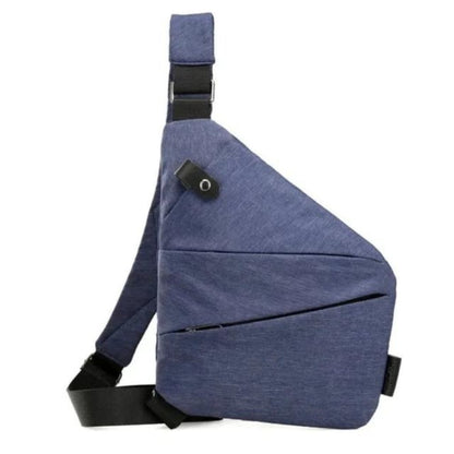 Unisex Crossbody Väska Vattentålig Robust Material Med Djupa Fickor 10