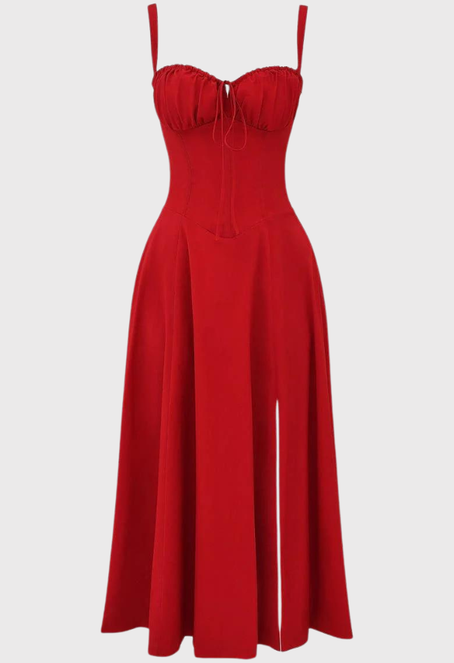 Blommig Damklänning med Midjeformad Design i Högkvalitativt Tyg – Eleganta Fina Damklänningar för Alla Tillfällen 11