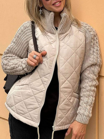 Variant image for Dam Cardigan med Blixtlås i Mjuk Material-1