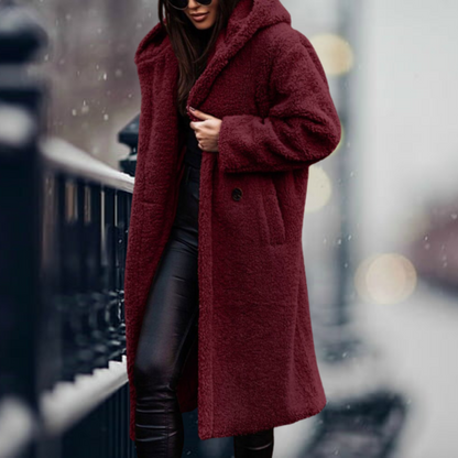 Variant image for Dams Vinterjacka Teddy Stil Mjuk Fleece-45