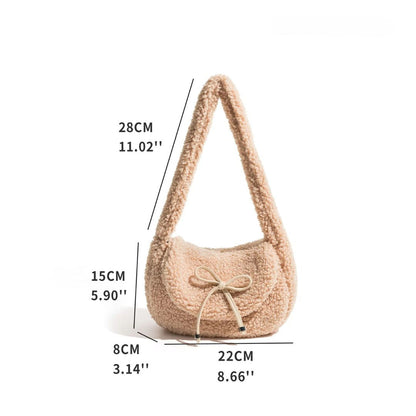 Dam Väska i Konstpäls Elegant Design för Arbete och Fritid-5