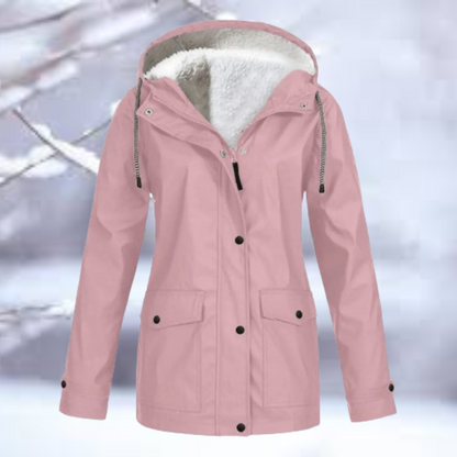 Variant image for Damjacka Vattentät Polyester med Huvdesign för Utomhusaktiviteter-1