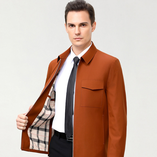 Damjacka Elegant Tidlös Design Polyester Jackor Dam 1