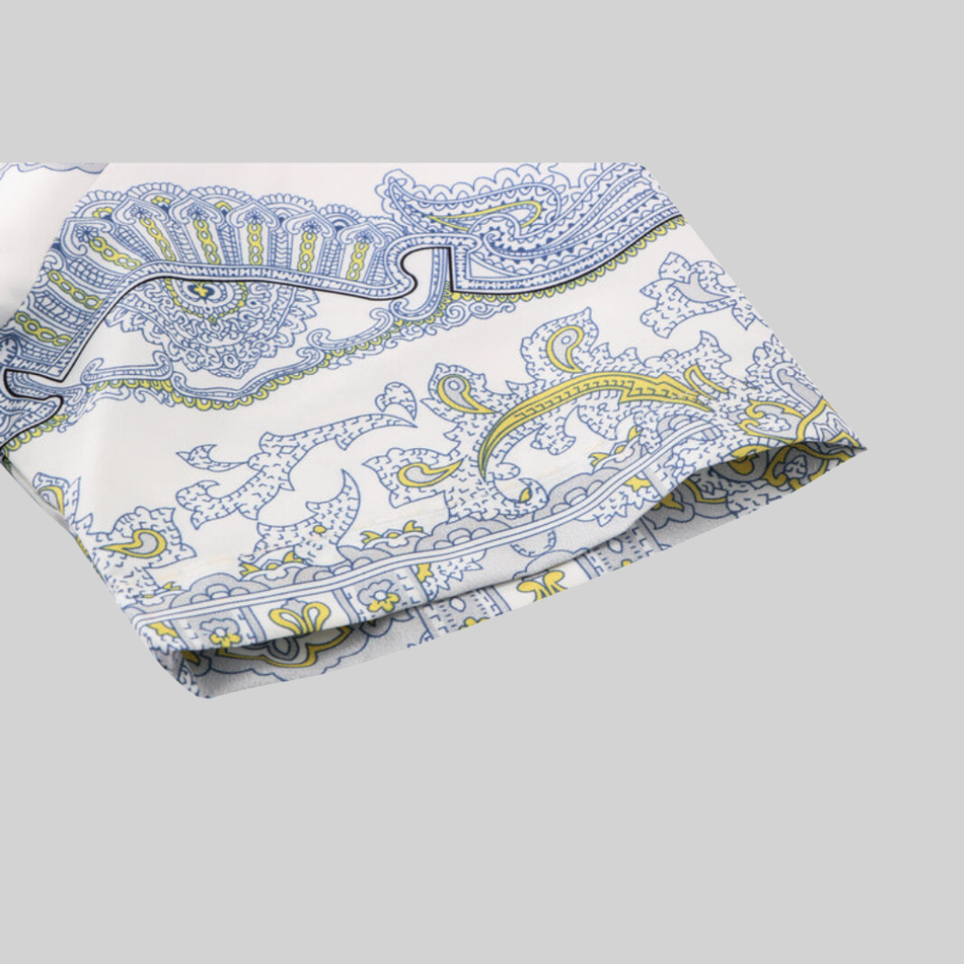 Blommigt Strandset för Dam i Polyester - Avslappnad Skjorta och Korta Byxor för Sommaraktiviteter 6