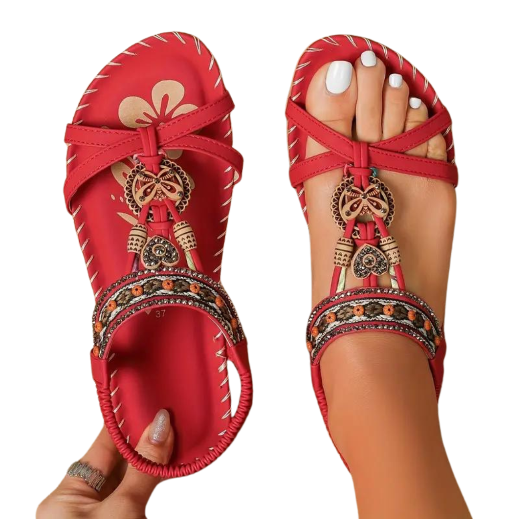 Variant image for Dam Sandaler Boho med Rhinestones i Polyurethan-22