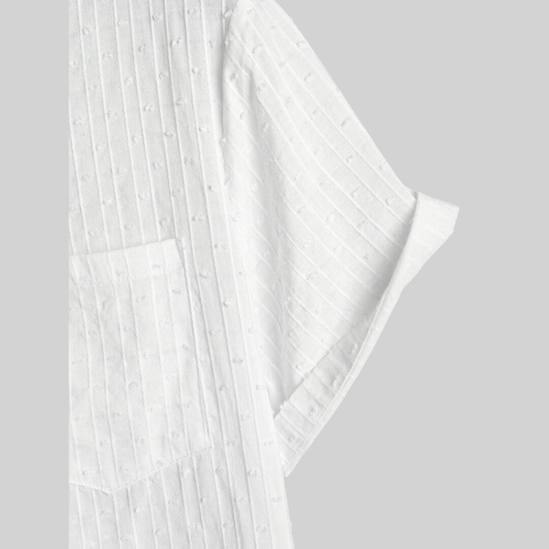 Herrskjorta Casual Ränder Polyester För Avslappnade Tillfällen-2