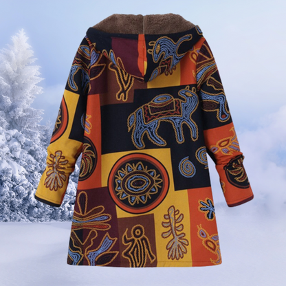 Dam Vändbar Hoodie Fleece Snabbtorkande 3
