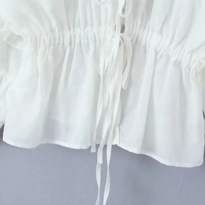 Dam Tunika Klänning Romantisk Löst Snitt Polyester-6