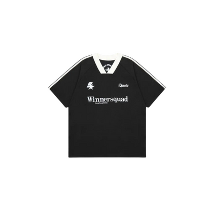 Kvinnors T-shirt V-hals Avslappnad Polyester-5