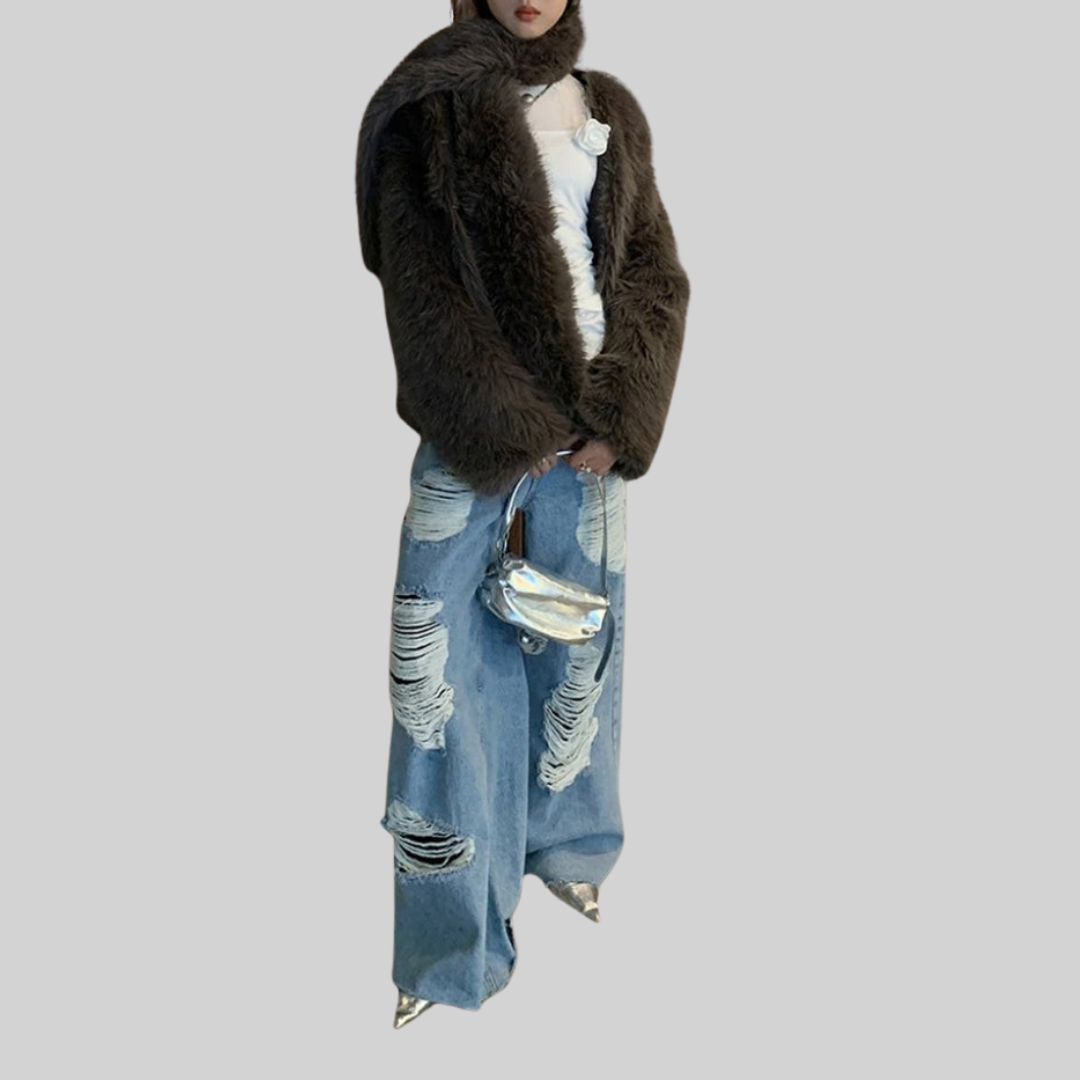 Herr Jeans Bred Benstil Vintage Bomull-5