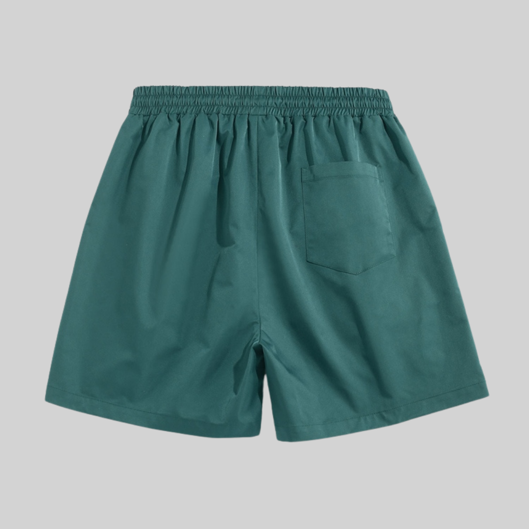 Herr Shorts Elastisk Polyester Fritid-2