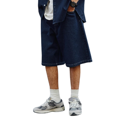 Variant image for Dam Shorts Sportiga Vintage Denim 100% Bomull-4