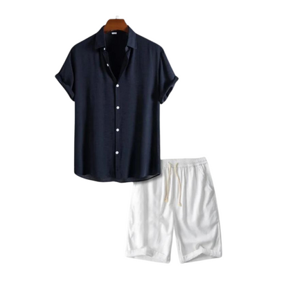 Chic Dam Beach Set i Linne och Bomull – Lätt och Luftig för Strand och Sommarutflykter 5