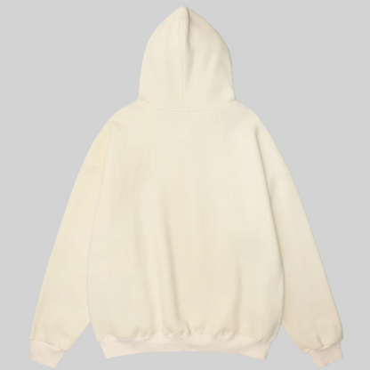 Dam Hoodie Chic Bomull Polyester-2